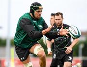 12 October 2021; Ultan Dillane in action during a Connacht rugby squad training at The Sportsground in Galway. Photo by Matt Browne/Sportsfile