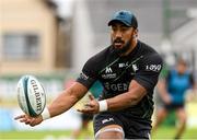 12 October 2021; Bundee Aki in action during a Connacht rugby squad training at The Sportsground in Galway. Photo by Matt Browne/Sportsfile