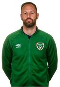 11 October 2021; David Meyler, assistant coach, poses for a portrait during a Republic of Ireland U17's portrait session at Rochestown Park Hotel, Cork. Photo by Eóin Noonan/Sportsfile