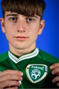 11 October 2021; Daniel Kelly poses for a portrait during a Republic of Ireland U17's portrait session at Rochestown Park Hotel, Cork. Photo by Eóin Noonan/Sportsfile