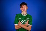 11 October 2021; Liam Murray poses for a portrait during a Republic of Ireland U17's portrait session at Rochestown Park Hotel, Cork. Photo by Eóin Noonan/Sportsfile