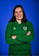 11 October 2021; Denise McElhinney, Operations Executive, poses for a portrait during a Republic of Ireland U17's portrait session at Rochestown Park Hotel, Cork. Photo by Eóin Noonan/Sportsfile
