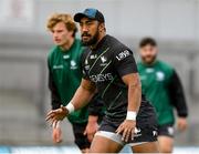 12 October 2021; Bundee Aki during a Connacht rugby squad training at The Sportsground in Galway. Photo by Matt Browne/Sportsfile