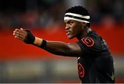 25 September 2021; Phepsi Buthelezi of Cell C Sharks during the United Rugby Championship match between Munster and Cell C Sharks at Thomond Park in Limerick.  Photo by Piaras Ó Mídheach/Sportsfile