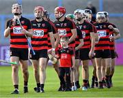 3 October 2021; Ferdia O'Sullivan with his father Shane O'Sullivan of Ballygunner in the parade before the Waterford County Senior Club Hurling Championship Final match between Roanmore and Ballygunner at Walsh Park in Waterford. Photo by Piaras Ó Mídheach/Sportsfile