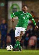 10 October 2021; Franco Umeh of Republic of Ireland during the UEFA U17 Championship Qualifying Round Group 5 match between Republic of Ireland and North Macedonia at Turner's Cross in Cork. Photo by Eóin Noonan/Sportsfile