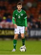 10 October 2021; Luke O'Brien of Republic of Ireland during the UEFA U17 Championship Qualifying Round Group 5 match between Republic of Ireland and North Macedonia at Turner's Cross in Cork. Photo by Eóin Noonan/Sportsfile