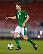 10 October 2021; Justin Ferizaj of Republic of Ireland during the UEFA U17 Championship Qualifying Round Group 5 match between Republic of Ireland and North Macedonia at Turner's Cross in Cork. Photo by Eóin Noonan/Sportsfile