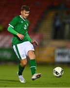 10 October 2021; Luke O'Brien of Republic of Ireland during the UEFA U17 Championship Qualifying Round Group 5 match between Republic of Ireland and North Macedonia at Turner's Cross in Cork. Photo by Eóin Noonan/Sportsfile