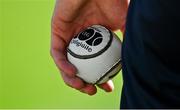 10 October 2021; A general view of a sliotar during the Cork County Senior Club Hurling Championship Round 3 match between Blackrock and St Finbarr's at Pairc Ui Chaoimh in Cork. Photo by Brendan Moran/Sportsfile