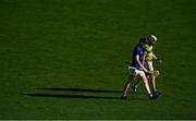 10 October 2021; Damien Cahalane of St Finbarr's, left, and and John O'Sullivan of Blackrock during the Cork County Senior Club Hurling Championship Round 3 match between Blackrock and St Finbarr's at Pairc Ui Chaoimh in Cork. Photo by Brendan Moran/Sportsfile