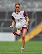9 July 2021; Olivia Divilly of Galway during the TG4 Ladies Football All-Ireland Championship Group 4 Round 1 match between Galway and Kerry at Cusack Park in Ennis, Clare. Photo by Brendan Moran/Sportsfile