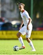 10 October 2021; Milosz Kurzydlowski of Poland during the UEFA U17 Championship Qualifying Round Group 5 match between Poland and Andorra at The Mardyke in Cork. Photo by Eóin Noonan/Sportsfile