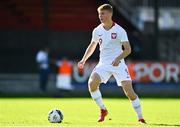 10 October 2021; Bartosz Tomaszewski of Poland during the UEFA U17 Championship Qualifying Round Group 5 match between Poland and Andorra at The Mardyke in Cork. Photo by Eóin Noonan/Sportsfile