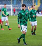 12 October 2021; Colm Whelan of Republic of Ireland before the UEFA European U21 Championship Qualifier Group F match between Montenegro and Republic of Ireland at Gradski Stadion Podgorica in Podgorica, Montenegro. Photo by Filip Roganovic/Sportsfile