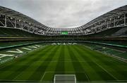 12 October 2021; A general view of the stadium before the international friendly match between Republic of Ireland and Qatar at Aviva Stadium in Dublin. Photo by Seb Daly/Sportsfile