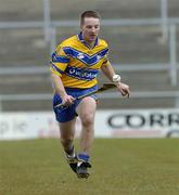 14 March 2004; James O'Connor, Clare. Allianz Hurling League 2004, Division 1A, Round 3, Galway v Clare, Pearse Stadium, Galway. Picture credit; Ray McManus / SPORTSFILE *EDI*