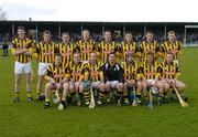 21 March 2004; The Kilkenny team. Allianz Hurling League 2004, Division 1A, Round 4, Clare v Kilkenny, Cusack Park, Ennis, Co. Clare. Picture credit; Ray McManus / SPORTSFILE *EDI*