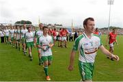 21 July 2013; Stephen Curran, London, during the pre-match parade. Connacht GAA Football Senior Championship Final, Mayo v London, Elverys MacHale Park, Castlebar, Co. Mayo. Picture credit: Stephen McCarthy / SPORTSFILE