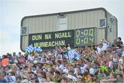 21 July 2013; A general view of the scoreboard 30 minutes into the first half. Ulster GAA Football Senior Championship Final, Donegal v Monaghan, St Tiernach's Park, Clones, Co. Monaghan. Picture credit: Brian Lawless / SPORTSFILE