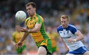 21 July 2013; Eamonn McGee, Donegal, in action against Kieran Hughes, Monaghan. Ulster GAA Football Senior Championship Final, Donegal v Monaghan, St Tiernach's Park, Clones, Co. Monaghan. Picture credit: Brian Lawless / SPORTSFILE