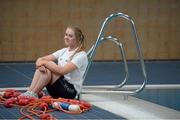 23 July 2013; Ireland's Sycerika McMahon in attendance at a Pre-World Championships Swimming briefing. National Aquatic Centre, Dublin. Picture credit: Brian Lawless / SPORTSFILE