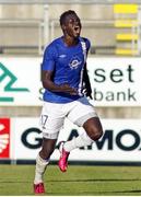 23 July 2013; Aliou Coly, Molde FK, celebrates after scoring his side's second goal. UEFA Champions League Second Qualifying Round, Second Leg, Molde FK v Sligo Rovers, Molde Stadion, Molde, Norway. Picture credit: Richard Brevik / SPORTSFILE