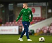 13 October 2021; Republic of Ireland captain Cathal Heffernan before the UEFA U17 Championship Qualifying Round Group 5 match between Republic of Ireland and Poland at Turner's Cross in Cork. Photo by Eóin Noonan/Sportsfile