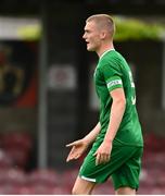 13 October 2021; Cathal Heffernan of Republic of Ireland reacts after his side concede their first goal during the UEFA U17 Championship Qualifying Round Group 5 match between Republic of Ireland and Poland at Turner's Cross in Cork. Photo by Eóin Noonan/Sportsfile