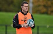 13 October 2021; Head coach Johann van Graan during Munster rugby squad training at the University of Limerick in Limerick. Photo by Brendan Moran/Sportsfile