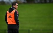 13 October 2021; Head coach Johann van Graan during Munster rugby squad training at the University of Limerick in Limerick. Photo by Brendan Moran/Sportsfile