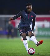 8 October 2021; Ebuka Kwelele of Dundalk before the SSE Airtricity League Premier Division match between Dundalk and Shamrock Rovers at Oriel Park in Dundalk, Louth. Photo by Ben McShane/Sportsfile