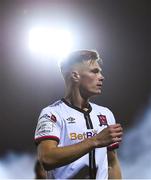 8 October 2021; Daniel Cleary of Dundalk during the SSE Airtricity League Premier Division match between Dundalk and Shamrock Rovers at Oriel Park in Dundalk, Louth. Photo by Ben McShane/Sportsfile