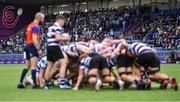 13 October 2021; Supporters during the Bank of Ireland Leinster Schools Junior Cup semi-final match between Blackrock College and Terenure College at Energia Park in Dublin. Photo by Piaras Ó Mídheach/Sportsfile