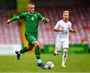 13 October 2021; Sam Curtis of Republic of Ireland during the UEFA U17 Championship Qualifying Round Group 5 match between Republic of Ireland and Poland at Turner's Cross in Cork. Photo by Eóin Noonan/Sportsfile