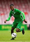 13 October 2021; Franco Umeh of Republic of Ireland during the UEFA U17 Championship Qualifying Round Group 5 match between Republic of Ireland and Poland at Turner's Cross in Cork. Photo by Eóin Noonan/Sportsfile