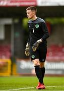 13 October 2021; Republic of Ireland goalkeeper Conor Walsh during the UEFA U17 Championship Qualifying Round Group 5 match between Republic of Ireland and Poland at Turner's Cross in Cork. Photo by Eóin Noonan/Sportsfile