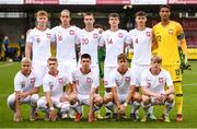 13 October 2021; Poland team before the UEFA U17 Championship Qualifying Round Group 5 match between Republic of Ireland and Poland at Turner's Cross in Cork. Photo by Eóin Noonan/Sportsfile