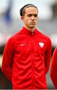 13 October 2021; Milosz Kurzydlowski of Poland during the UEFA U17 Championship Qualifying Round Group 5 match between Republic of Ireland and Poland at Turner's Cross in Cork. Photo by Eóin Noonan/Sportsfile