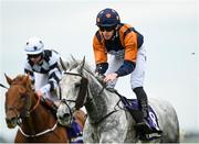 14 October 2021; L'un Deux Trois, with Luke McAteer up, right, on their way to winning the Hollywoodbets Best Odds Guaranteed Handicap Division 1 at The Curragh Racecourse in Kildare. Photo by Harry Murphy/Sportsfile