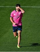 15 October 2021; Hugo Keenan during the Leinster rugby captain's run at RDS Arena in Dublin. Photo by Piaras Ó Mídheach/Sportsfile