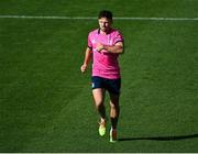 15 October 2021; Hugo Keenan during the Leinster rugby captain's run at RDS Arena in Dublin. Photo by Piaras Ó Mídheach/Sportsfile