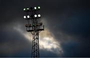 15 October 2021; A floodlight in Dalymount Park is seen before the SSE Airtricity League Premier Division match between Bohemians and Dundalk at Dalymount Park in Dublin. Photo by Ben McShane/Sportsfile