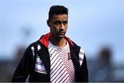 15 October 2021; Sonni Nattestad of Dundalk arrives before the SSE Airtricity League Premier Division match between Bohemians and Dundalk at Dalymount Park in Dublin. Photo by Ben McShane/Sportsfile