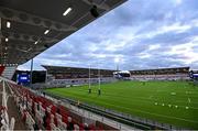 15 October 2021; A general view before the United Rugby Championship match between Ulster and Emirates Lions at Kingspan Stadium in Belfast. Photo by Ramsey Cardy/Sportsfile