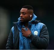 15 October 2021; Babatunde Owolabi of Finn Harps before the SSE Airtricity League Premier Division match between Waterford and Finn Harps at the RSC in Waterford. Photo by Michael P Ryan/Sportsfile