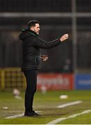 15 October 2021; Shamrock Rovers manager Stephen Bradley during the SSE Airtricity League Premier Division match between Shamrock Rovers and Sligo Rovers at Tallaght Stadium in Dublin. Photo by Seb Daly/Sportsfile