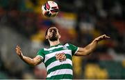 15 October 2021; Richie Towell of Shamrock Rovers during the SSE Airtricity League Premier Division match between Shamrock Rovers and Sligo Rovers at Tallaght Stadium in Dublin. Photo by Seb Daly/Sportsfile