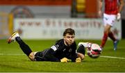 15 October 2021; Sligo Rovers goalkeeper Ed McGinty during the SSE Airtricity League Premier Division match between Shamrock Rovers and Sligo Rovers at Tallaght Stadium in Dublin. Photo by Seb Daly/Sportsfile