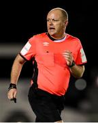 15 October 2021; Referee Graham Kelly during the SSE Airtricity League Premier Division match between Waterford and Finn Harps at the RSC in Waterford. Photo by Michael P Ryan/Sportsfile